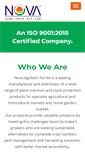 Mobile Screenshot of novaagritech.com